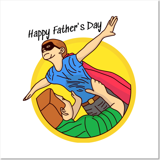 Happy Father's day gift Wall Art by Darksun's Designs